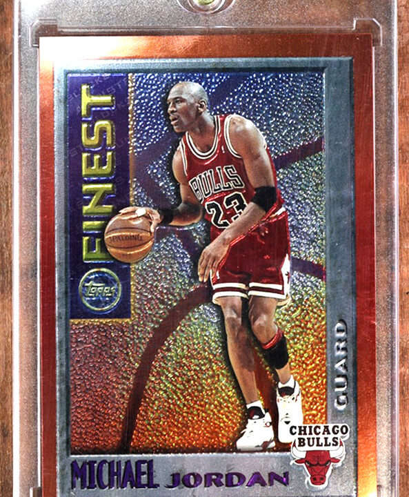 1995-96 Topps Finest Mystery Bordered #M1 Michael Jordan Chicago Bulls