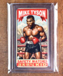 1989 Mike Tyson Matchbox Japanese Tobacco Boxing Card
