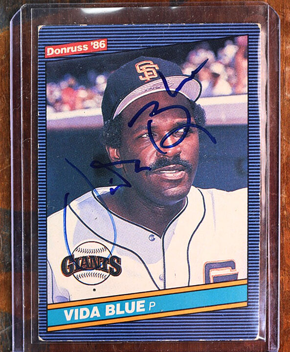1986 Donruss Vida Blue #509 San Francisco Giants Card