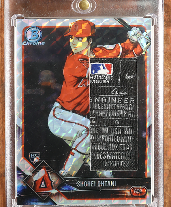 2018 Shohei Ohtani Rookie RC Bowman Chrome Anime Patch