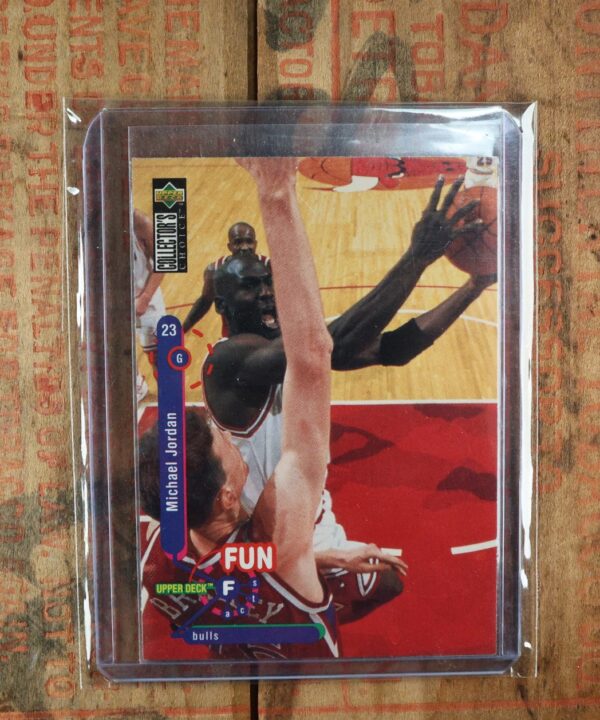 Michael Jordan 1995 Upper Deck Collector's Choice #169 Fun Facts Bulls HOF