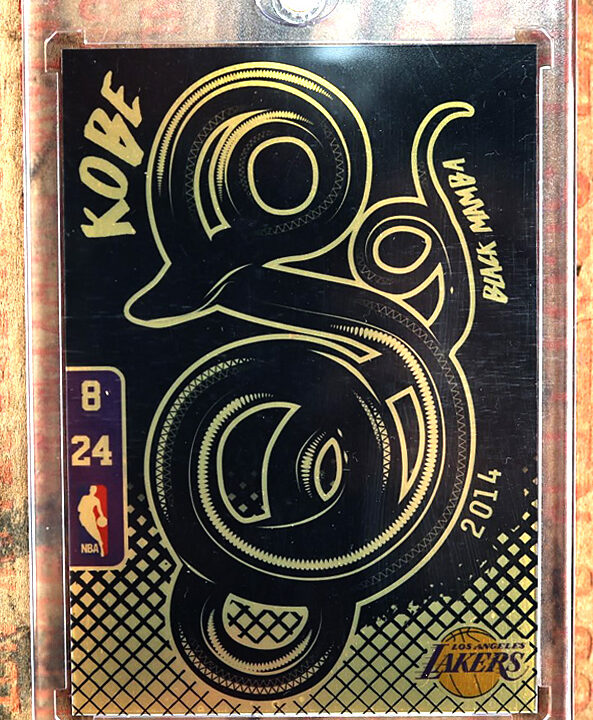 2014 Kobe Bryant Los Angeles Lakers Black Mamba Basketball Card
