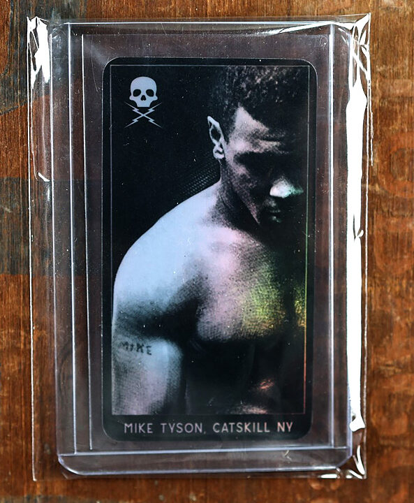 1987 Mike Tyson Tobacco Boxing Card "Executioner" Refractor Limited Run