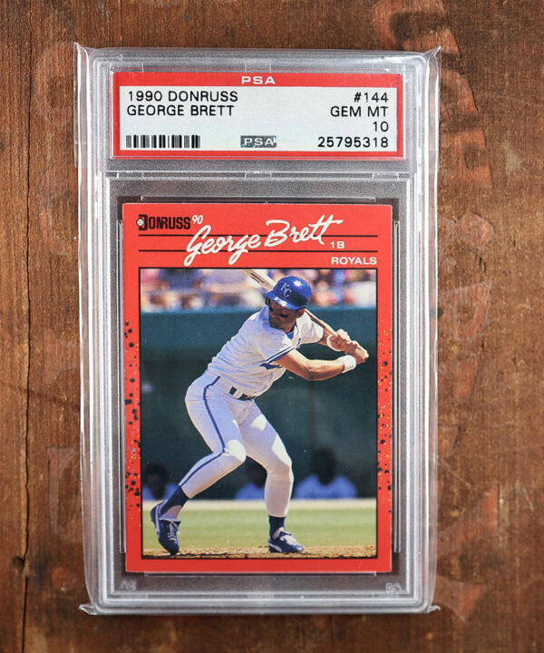 George Brett 1990 Donruss #144 HOF Kansas City Royals PSA 10 GEM Mint