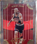 Michael Jordan 1996-97 Upper Deck Fastbreak Two Connections Die-Cut Bulls