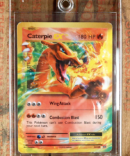 Pokémon Charizard Caterpie ERROR card fake