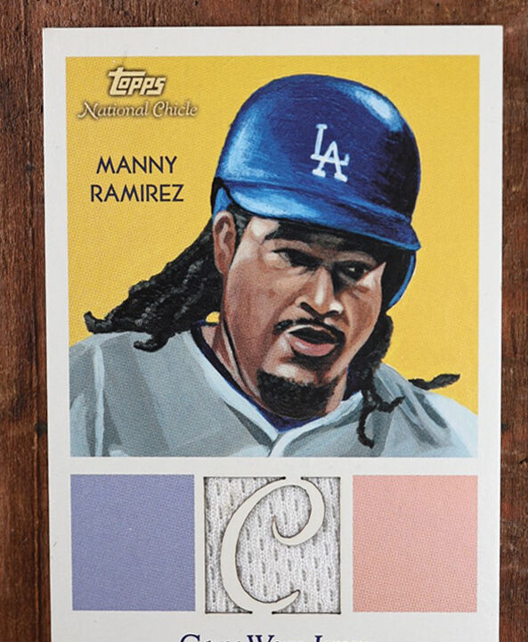 2010 Topps National Chicle Relics Back /199 Manny Ramirez #NCR-MR