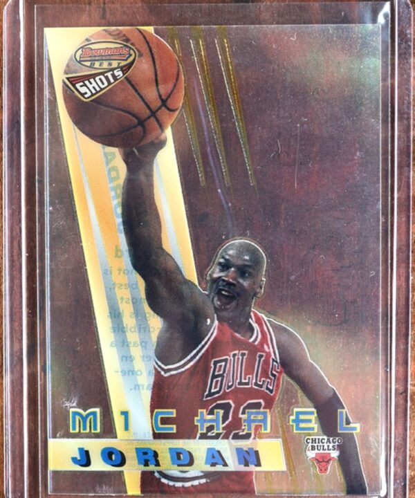 1996-97 Bowman's Best Shots Acetate Michael Jordan BS6 Chicago Bulls