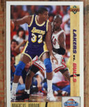 1991-92 Upper Deck #34 Magic vs. Jordan Chicago Bulls