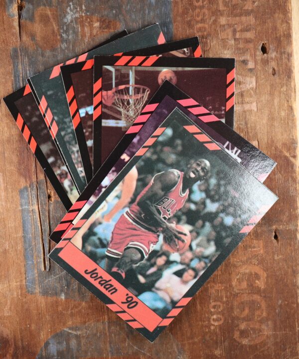 1990 Broder Michael Jordan Card Career Highlights Pack Tongue Out