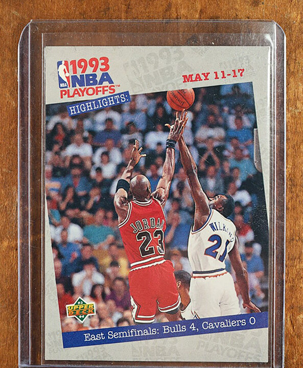1993-94 Upper Deck - NBA Playoffs Highlights #187 Michael Jordan